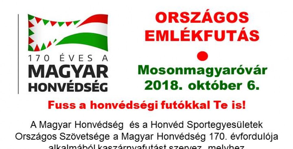 Emlékfutás Mosonmagyaróváron
