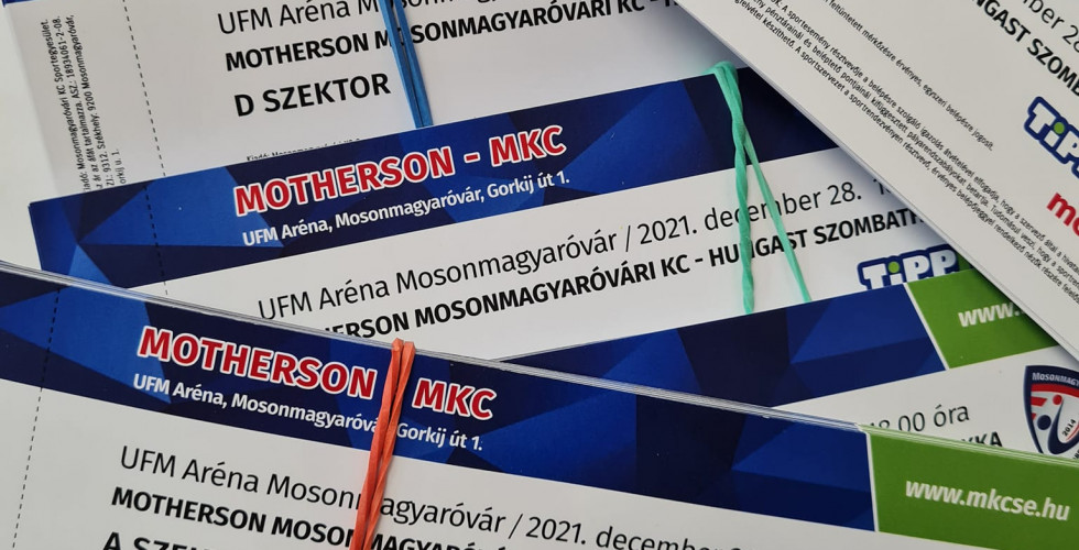 JEGYEK AZ ÉV UTOLSÓ MÉRKŐZÉSÉRE